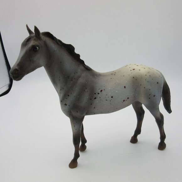 Breyer Horse Classic Duchess 6136 Wild Blue Roan Spotted Figure 2009 - Picture 1 of 6